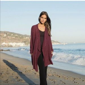 Barefoot dreams cardigan, purple XXS/XS